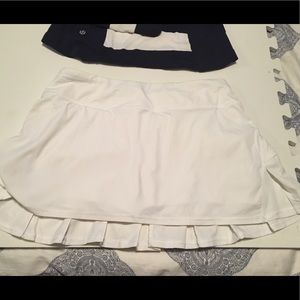 Lululemon White Skirt